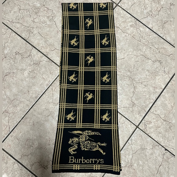 BURBERRY - Prorsum Equestrian Knit Scarf (VINTAGE) - Picture 2 of 6